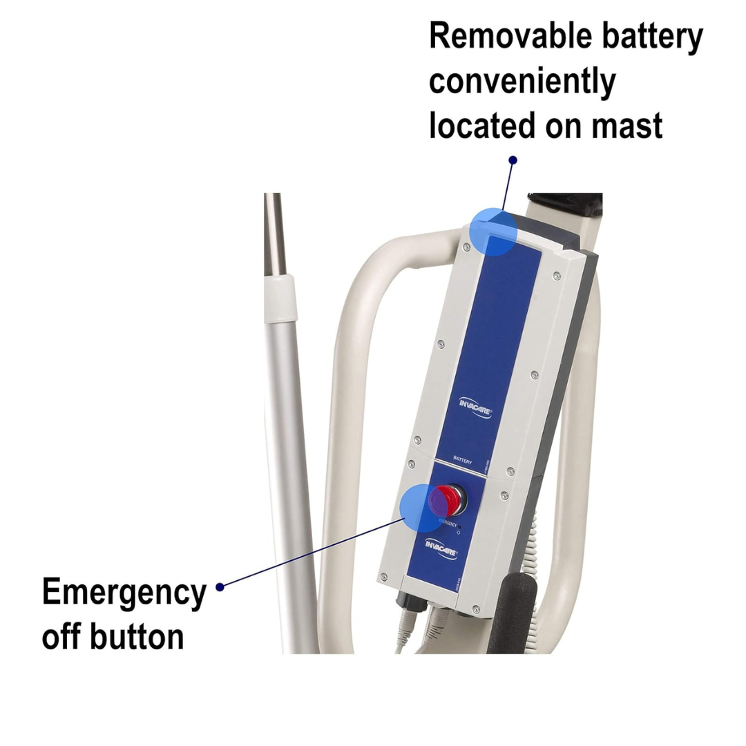 Invacare Reliant 450 Battery-Powered Patient Lift with Low Power Base