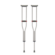 Nova Medical Lightweight Aluminum Crutches - Height Adjustable - Senior.com Push-Button Crutches
