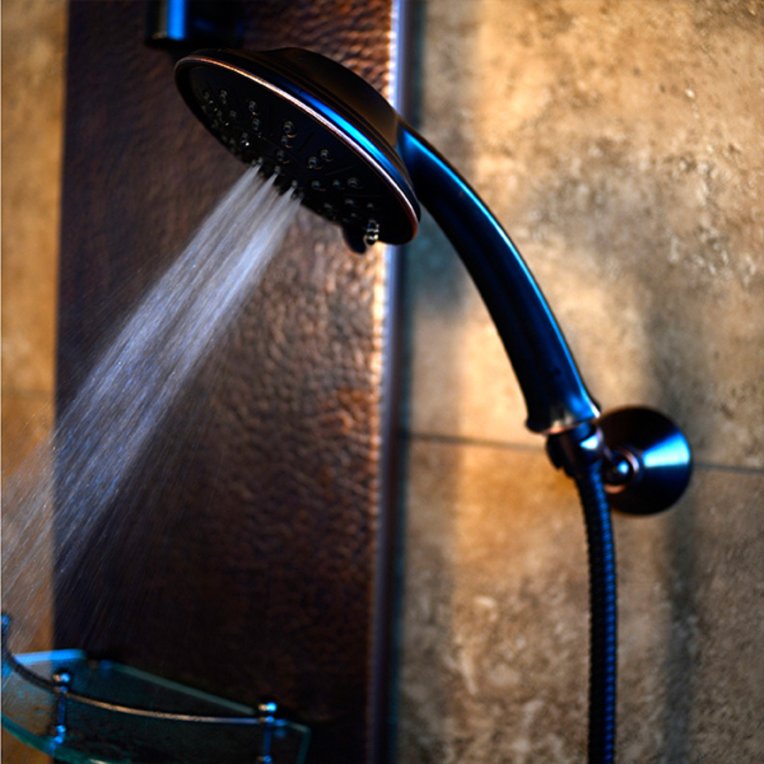 Pulse ShowerSpas Sedona Shower System - Hammered Copper - Senior.com Shower Systems