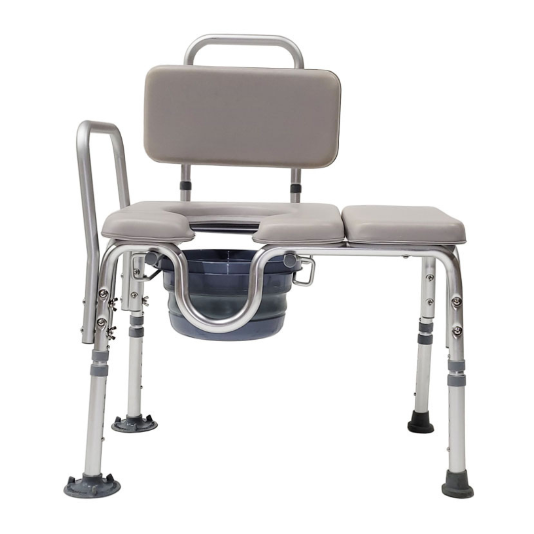 MOBB Healthcare Padded Transfer Commode Chair - Senior.com 