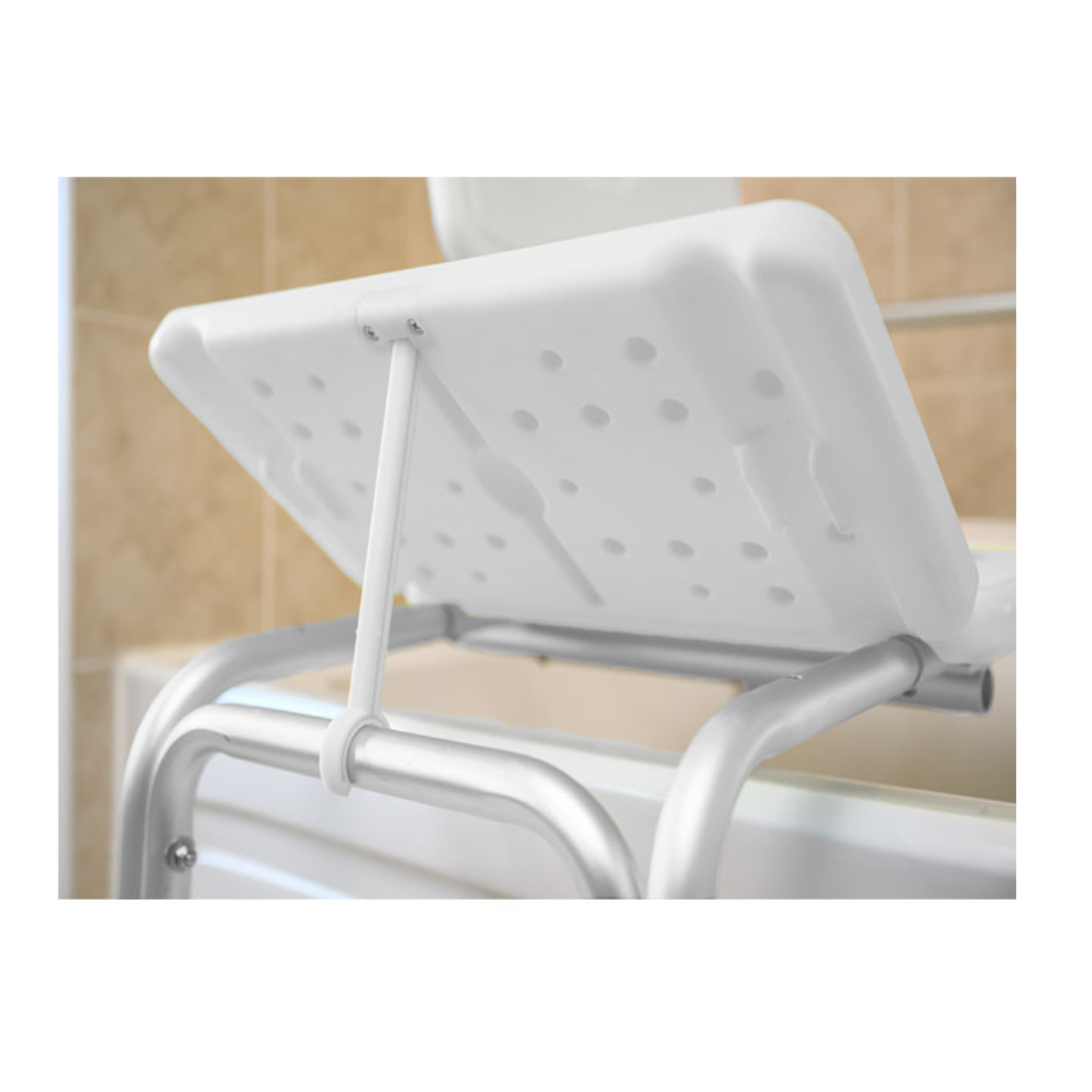 MOBB Healthcare Transfer Bath Bench with Curtain Control - Senior.com Transfer Benches