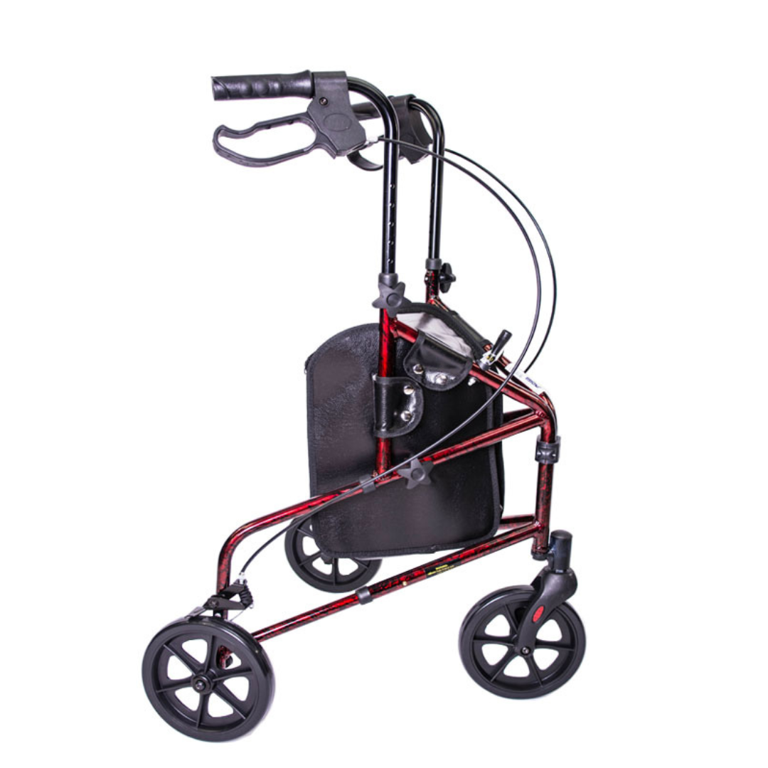 MOBB Healthcare 3-Wheeled Folding Portable Rollators - Senior.com Rollators