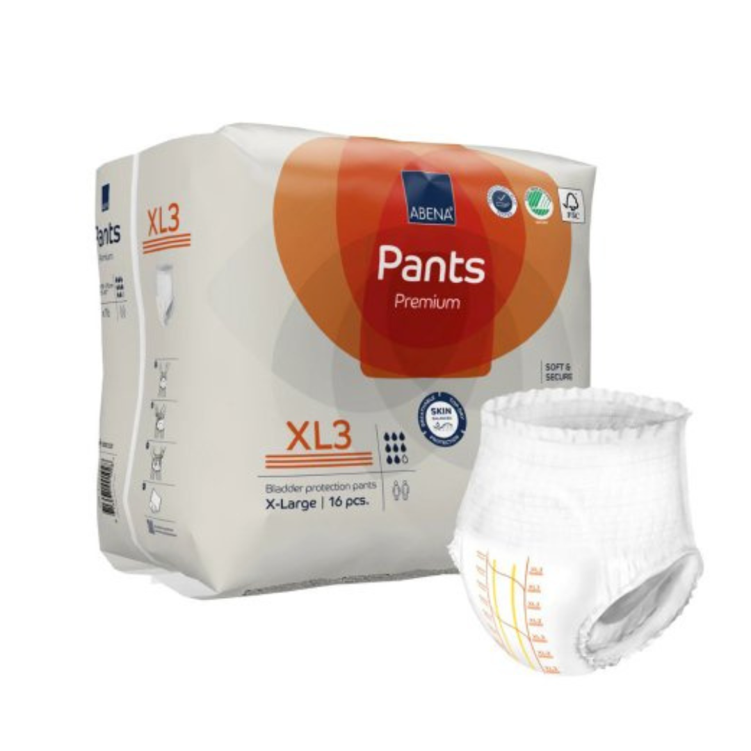 Abena Abri-Flex Pull On Premium Protective Underwear – Extra Large XL3 Case of 84 - Senior.com Incontinence
