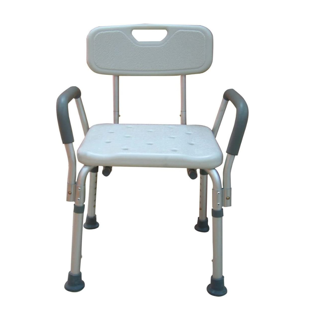 MOBB Tool-Free Bathtub Adjustable Shower Chair with Arms - Senior.com Shower Chairs