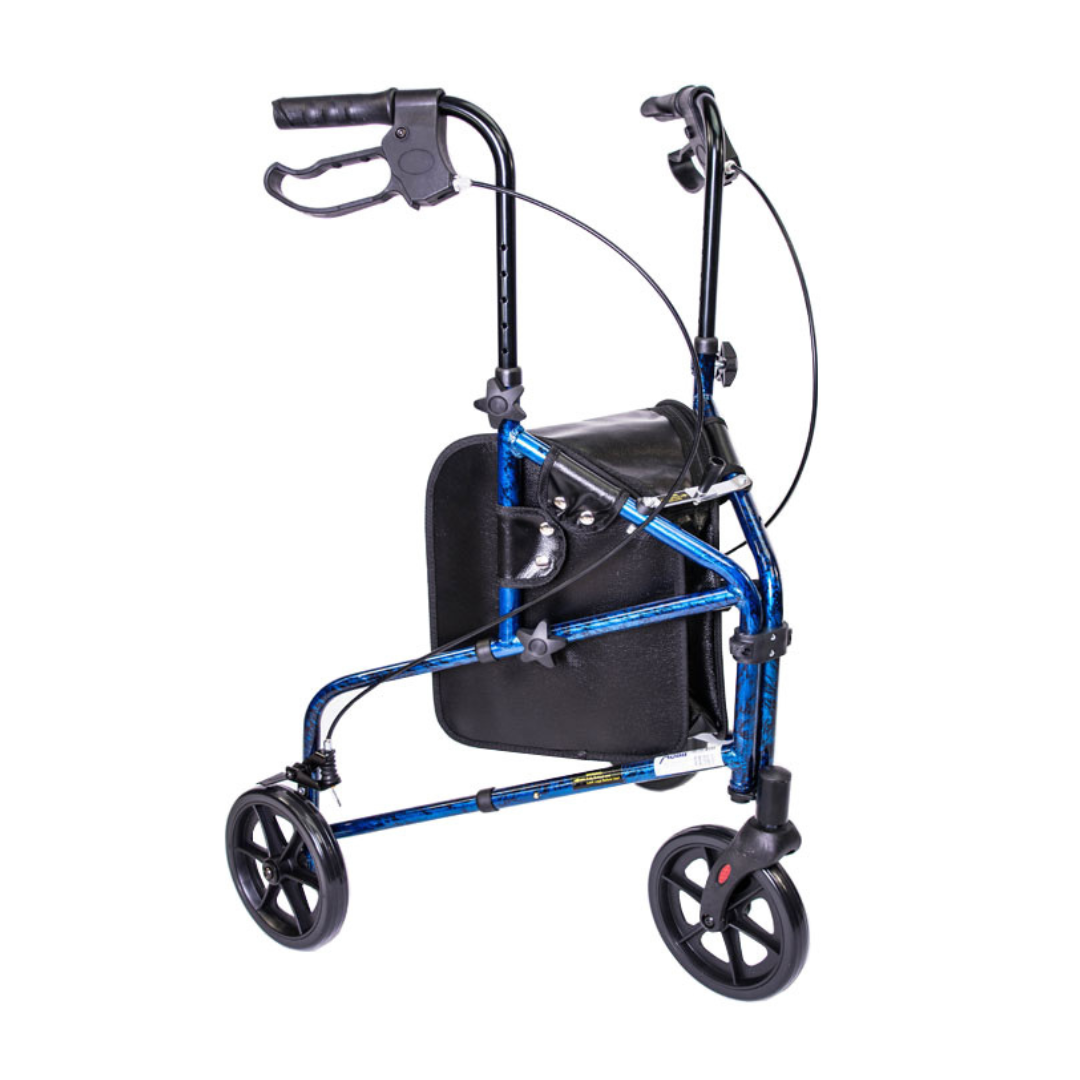 MOBB Healthcare 3-Wheeled Folding Portable Rollators - Senior.com Rollators