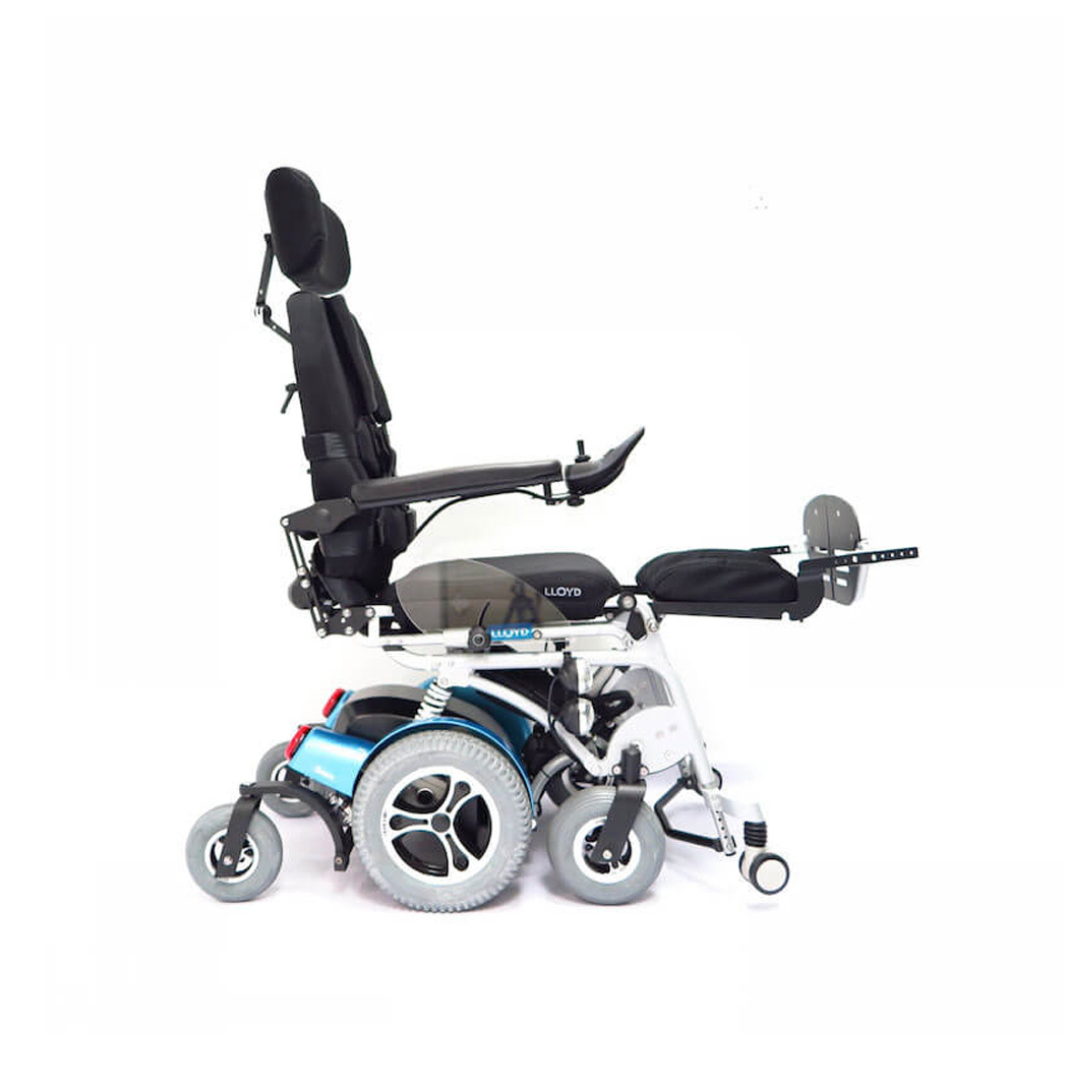 Foldawheel Draco Electric Standing Power Wheelchair with Lie Down, Stand, Sit and Recline Positions - Senior.com Power Chairs
