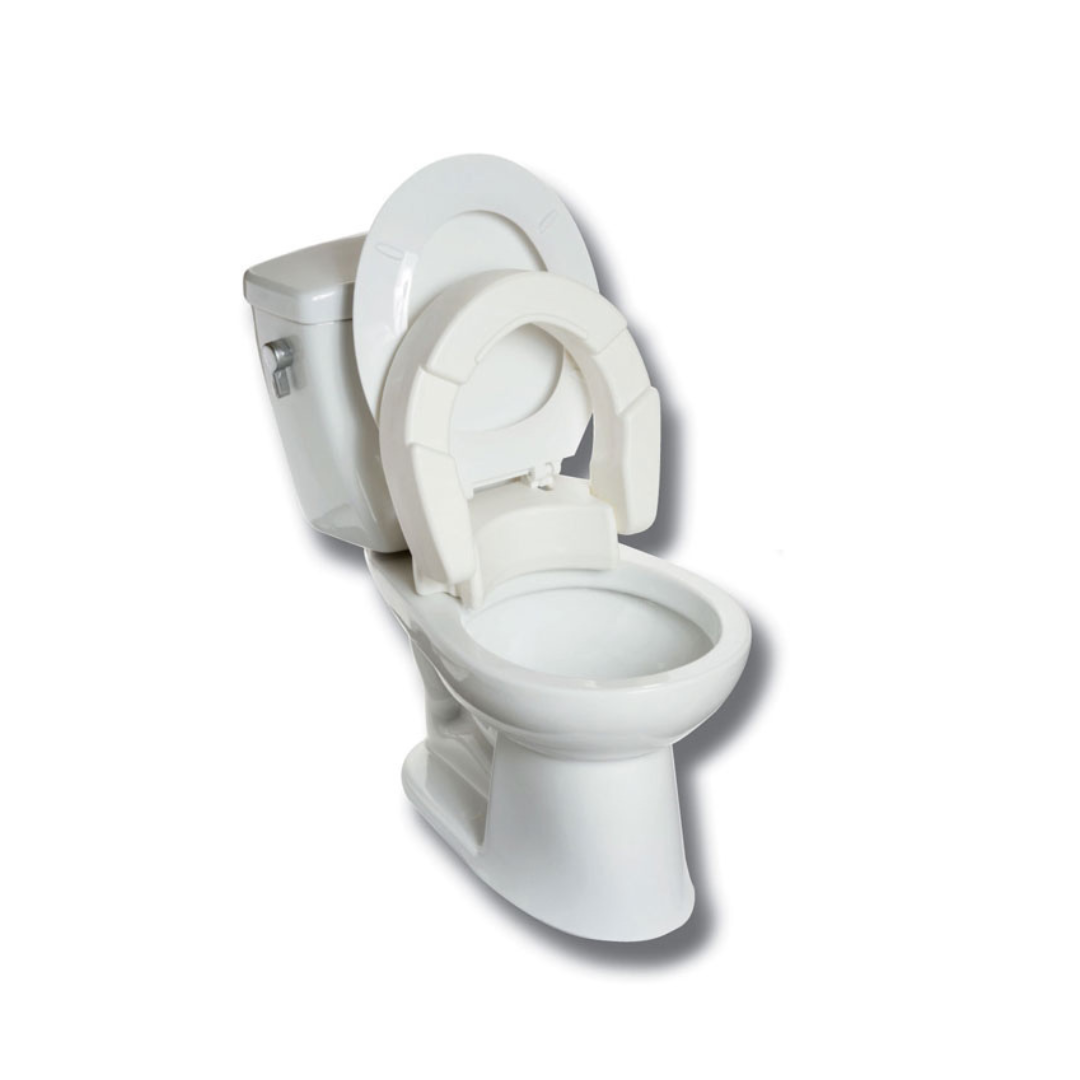MOBB Healthcare 2" Hinged Raised Toilet Seat - Senior.com Raised Toilet Seats