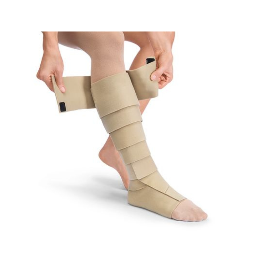 Jobst FarrowWrap Lite Ankle-To-Knee Wrap for Edema Management - Tan - Unisex - Senior.com Edema Management Wraps