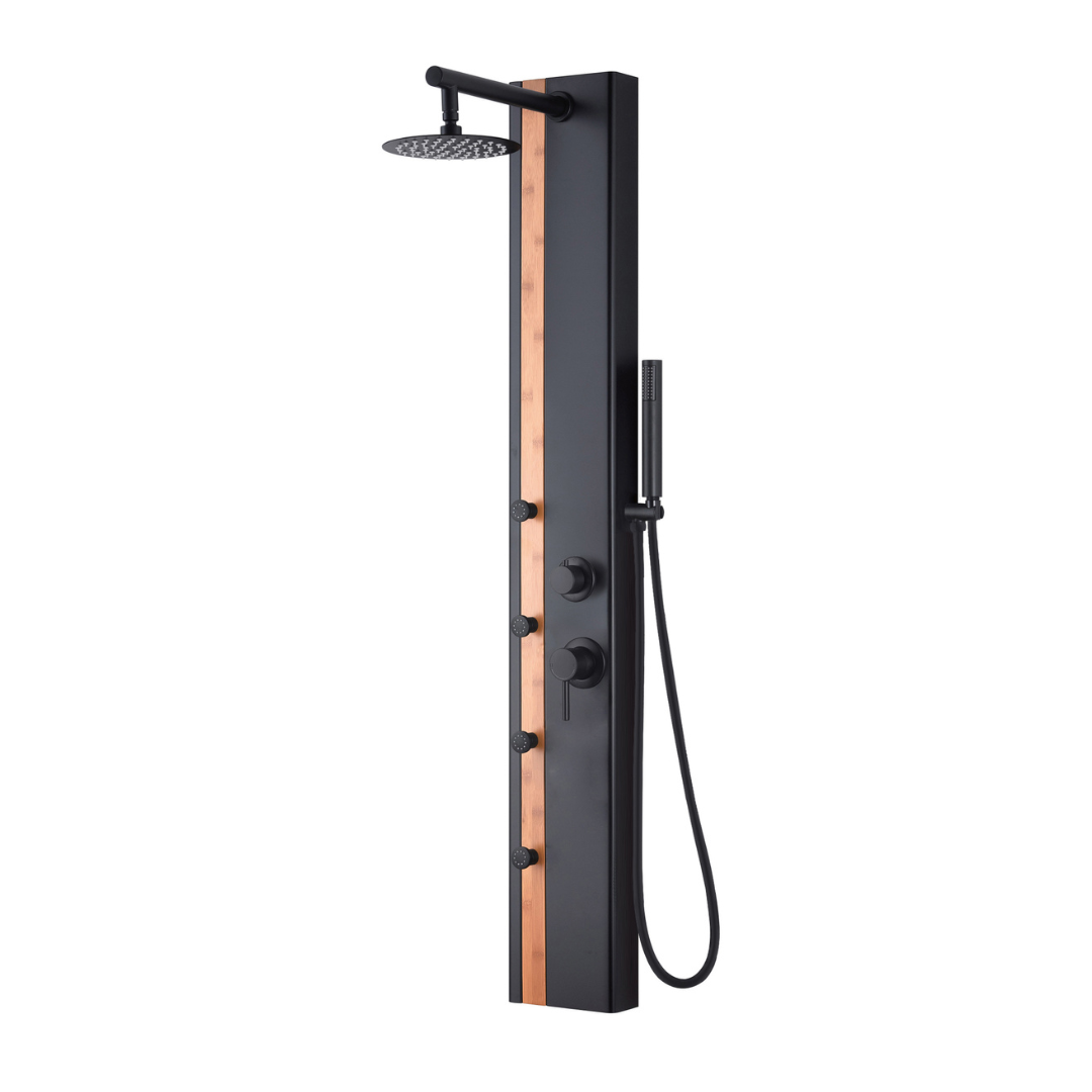 Pulse ShowerSpas Eclipse Shower System with 8" Rain Showerhead - Senior.com Shower Systems