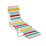RIO Folding Beach Lounger - Folds For Easy Transport with Carry Strap - Senior.com Beach Chairs