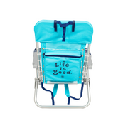 Life is Good® Lace-up Backpack Beach Chair - Reclines with Phone & Cup Holder - Senior.com Beach Chairs