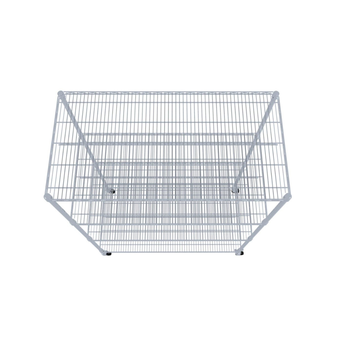 SafeRacks 4-Tier Wire Shelving Storage Racks on Wheels - 24” x 48” x 72” - Senior.com Storage Racks with Wheels