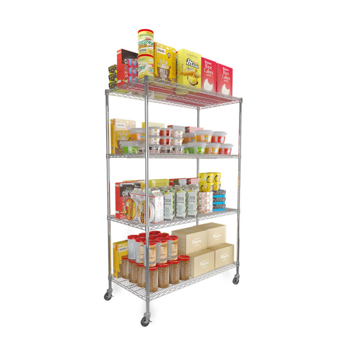 SafeRacks 5-Tier Wire Shelving Wheeled Storage Rack, In Stock – Senior.com