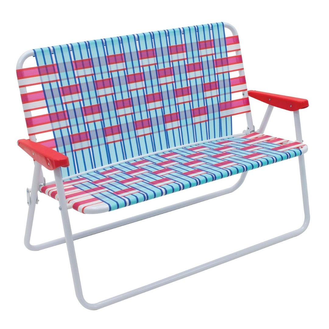 RIO CAMP & GO Double Wide Loveseat - Web Folding Chair - Senior.com Beach Chairs