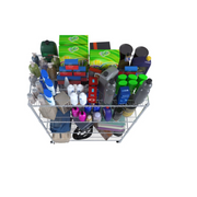 SafeRacks 4-Tier Wire Shelving Storage Racks on Wheels - 24” x 48” x 72” - Senior.com Storage Racks with Wheels