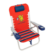 Life is Good® Lace-up Backpack Beach Chair - Reclines with Phone & Cup Holder - Senior.com Beach Chairs