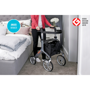 Trust Care Let’s Fly Lightweight Ergonomic Rollator - Built in Seat & Storage - Senior.com Rollators