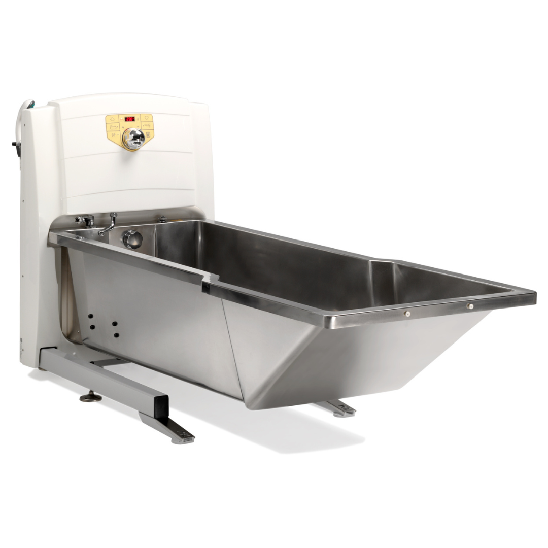 TR Equipment TR900SS Stainless Steel Bathing System - Hi/Lo Bath Tub - Senior.com Bathing Systems