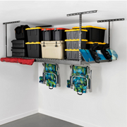 Saferacks – 4×8 Overhead Garage Storage Rack - HD Storage Solution - Senior.com Storage Racks