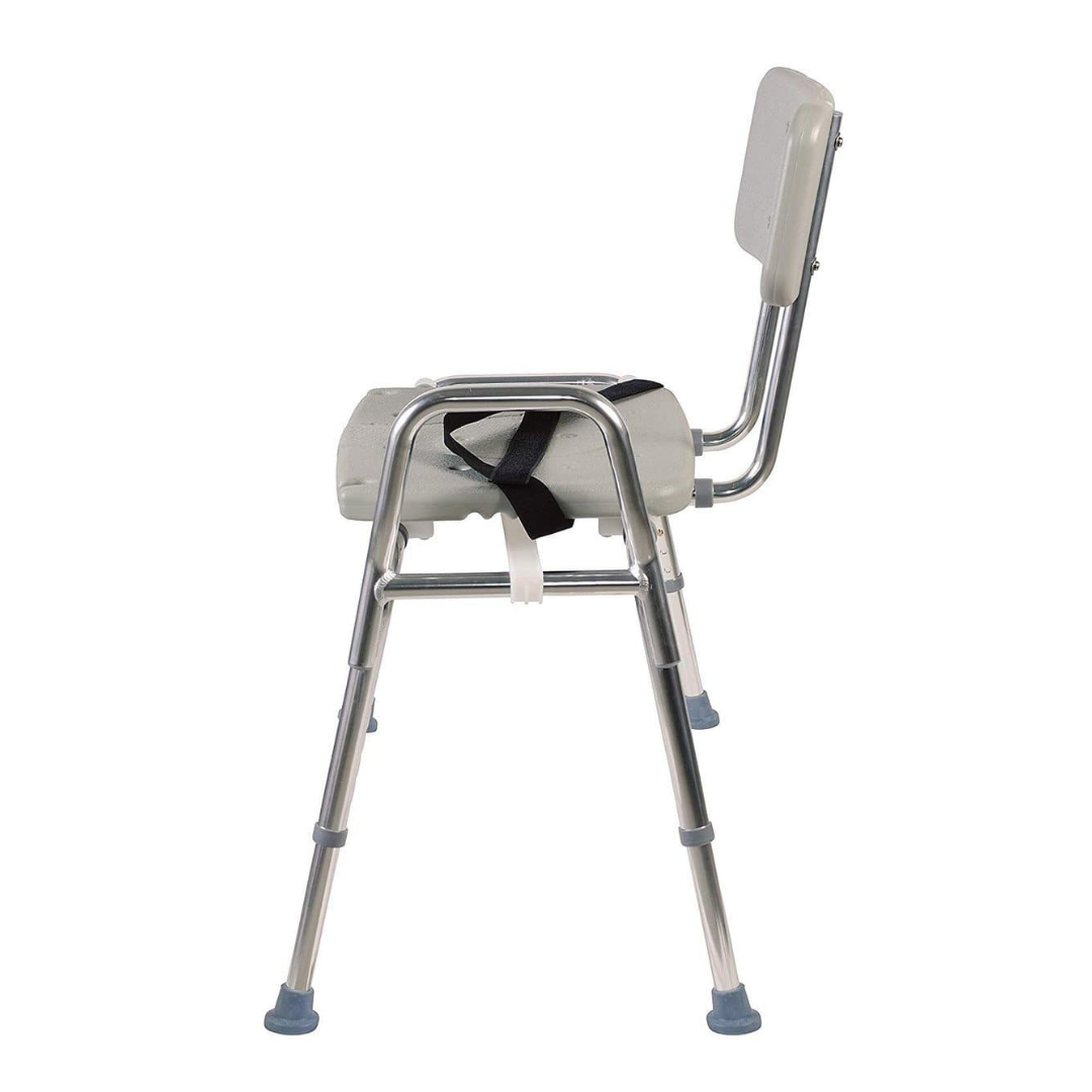 DMI Sliding Bariatric Transfer Shower Bench with Cut Out Seat