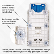 Solution Based BathLyft Battery Powered Lifting Bath Chair - Senior.com Bath Benches & Seats