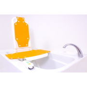 Solution Based BathLyft Battery Powered Lifting Bath Chair - Senior.com Bath Benches & Seats