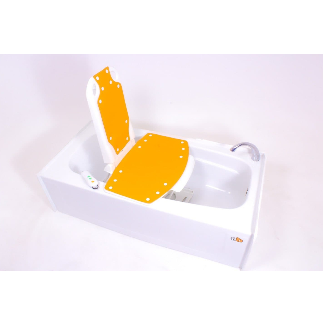 Solution Based BathLyft Battery Powered Lifting Bath Chair - Senior.com Bath Benches & Seats