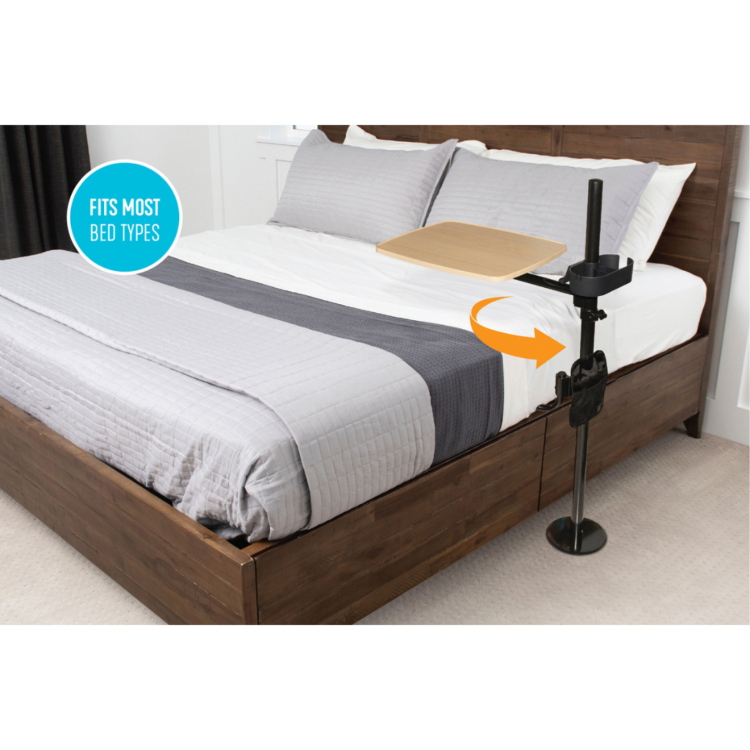 Stander EZ Swivel Overbed Table - Pivots & Rotates 360 Degrees - Senior.com Overbed Tables