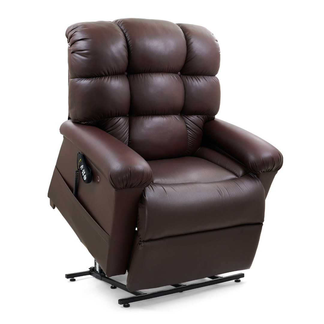 Golden Technologies MaxiComfort Cloud Series M26 Extra Wide Assisted Lift Chair Recliner PR510-MXW Bria Coffee Bean