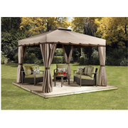 Sojag Roma Hardtop Gazebo Outdoor Sun Shelter with Full Enclosure