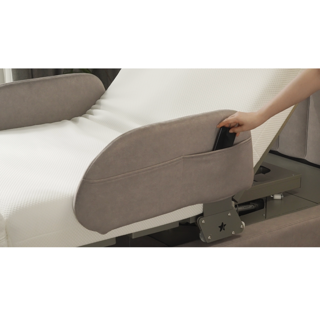 Charme Starsleep Orin Full Electric Rotating Bed Package with Stand Assist - Senior.com Full Electric Beds