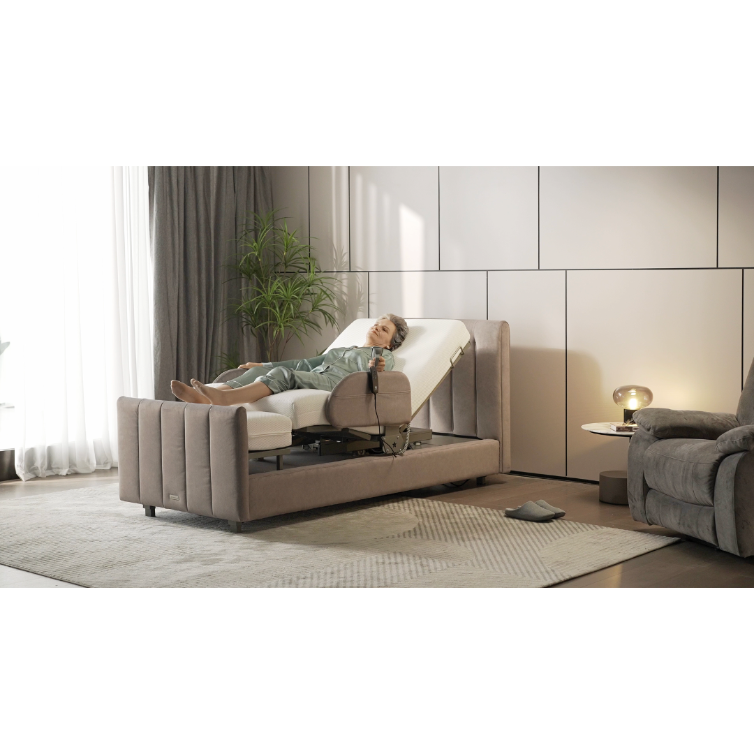 Charme Starsleep Orin Full Electric Rotating Bed Package with Stand Assist - Senior.com Full Electric Beds