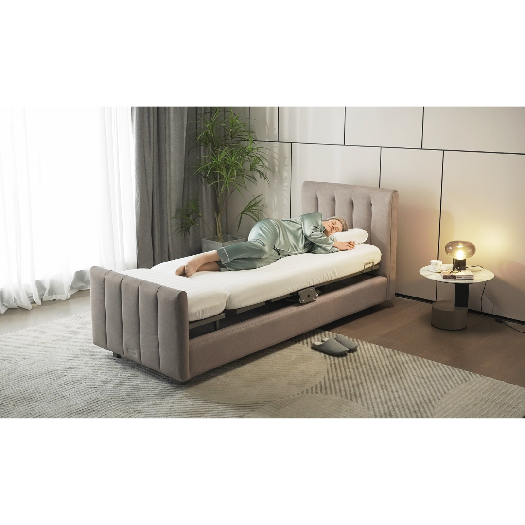 Charme Starsleep Orin Full Electric Rotating Bed Package with Stand Assist - Senior.com Full Electric Beds