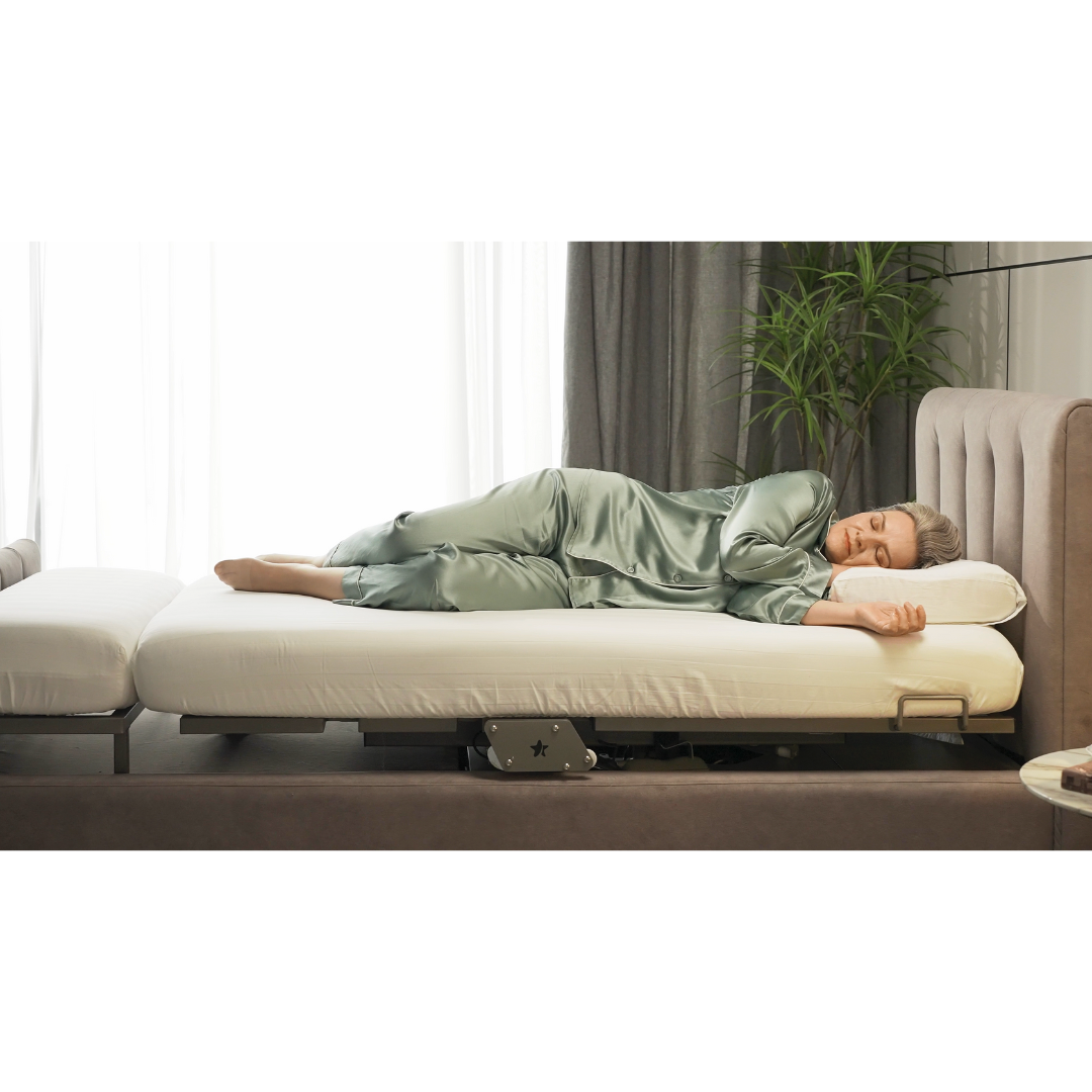 Charme Starsleep Orin Full Electric Rotating Bed Package with Stand Assist - Senior.com Full Electric Beds