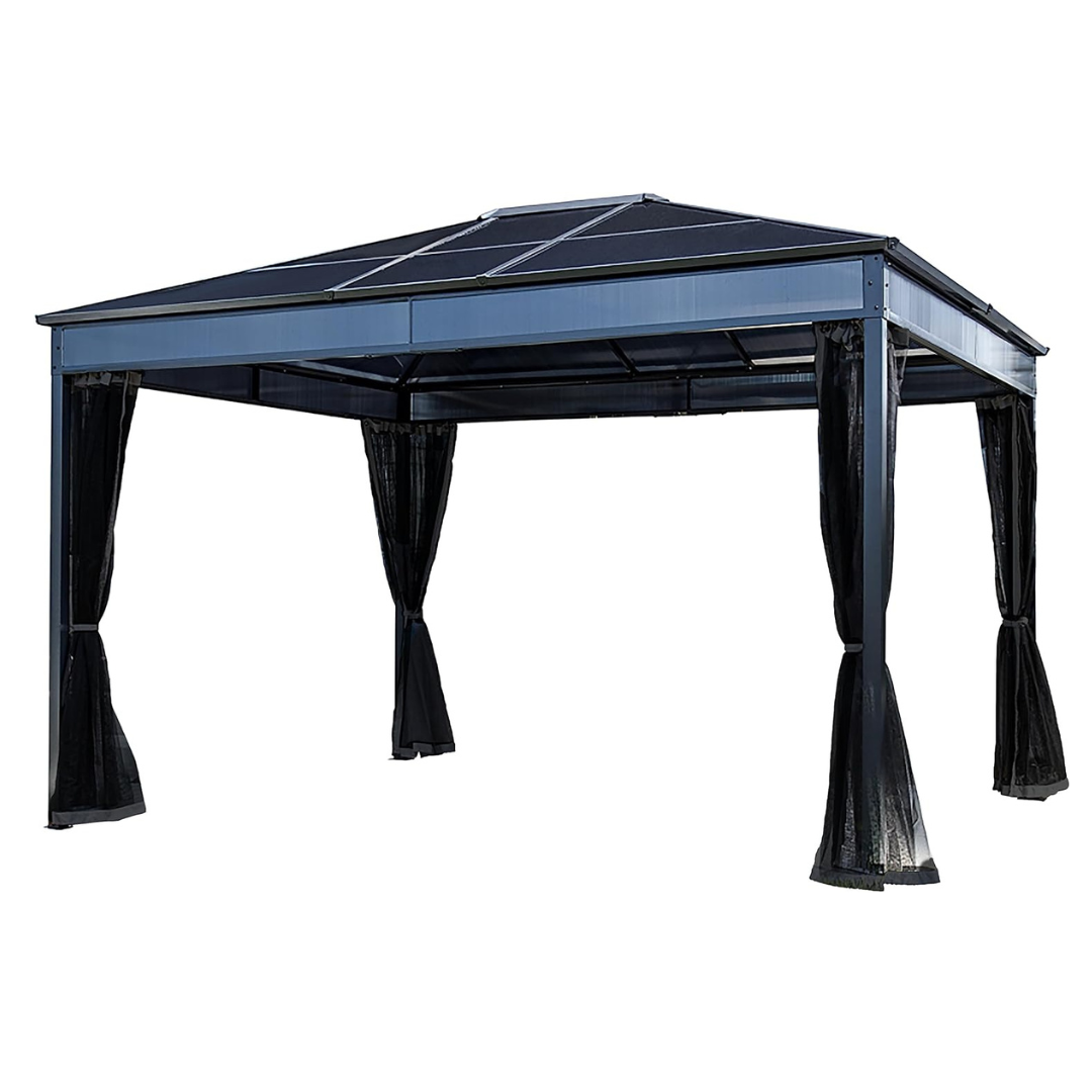 Sojag Diani All-Season Gazebo with Shade Protection - 10 Ft. X 12 Ft.