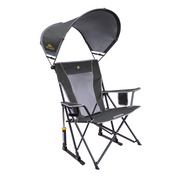 GCI Outdoor SunShade Rocker - Portable Rocking Chair with Shade Cover - Senior.com Rocking Chairs