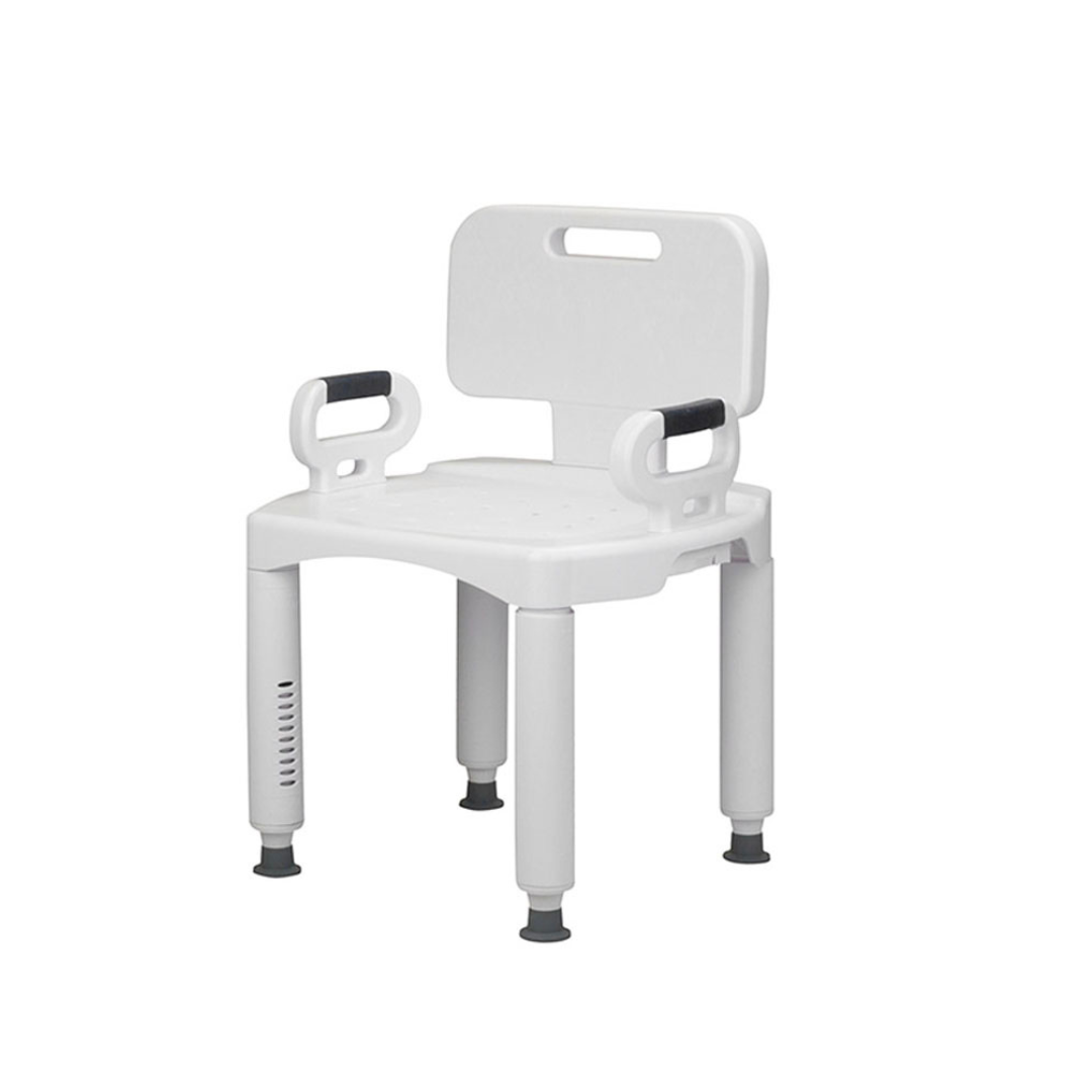 Rhythm Healthcare Premium Shower Chair with Backrest & Handles