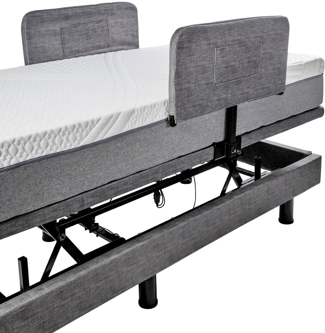 Harmony Side Rails for Hi-Low Bed with Rail Covers - Set of 2 - Senior.com Bed Rails