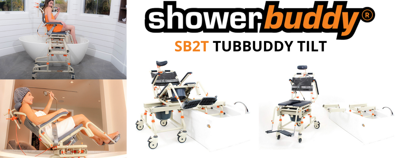 Showerbuddy SB2T Tubbuddy Tilting Shower Rolling Bathing System