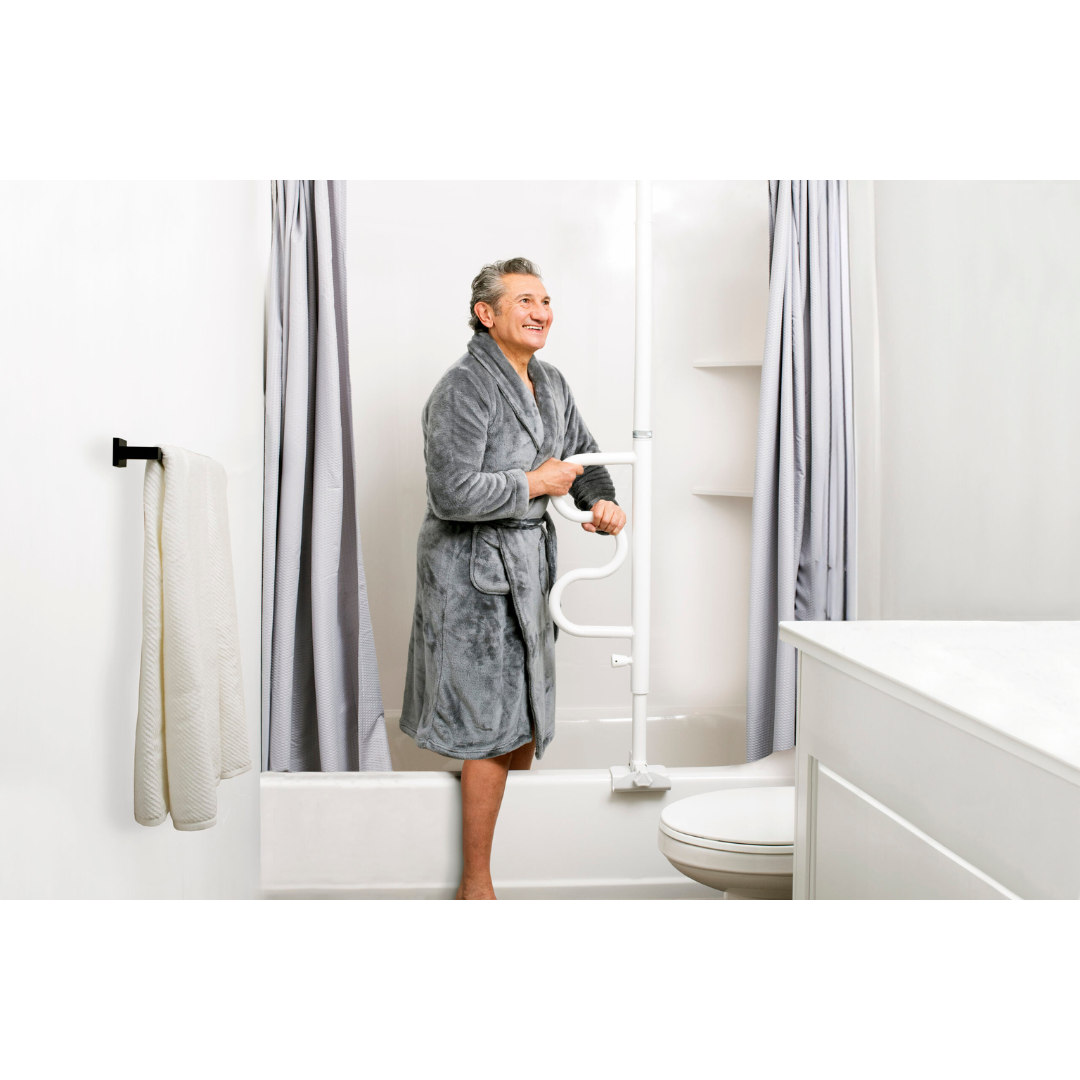 Stander Wonder Bathtub Security Pole - Tension Mounted Fall Prevention pole - Senior.com Security poles