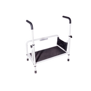 Stander Step - Bedside Step Stool - Height Adjustable With Hand Rails - Senior.com Step Stools