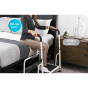 Stander Step - Bedside Step Stool - Height Adjustable With Hand Rails - Senior.com Step Stools