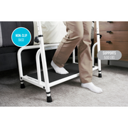 Stander Step - Bedside Step Stool - Height Adjustable With Hand Rails - Senior.com Step Stools