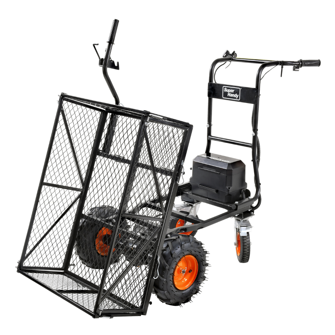 SuperHandy Electric Utility Wagon Pro with Cargo Lift - Senior.com Wagons