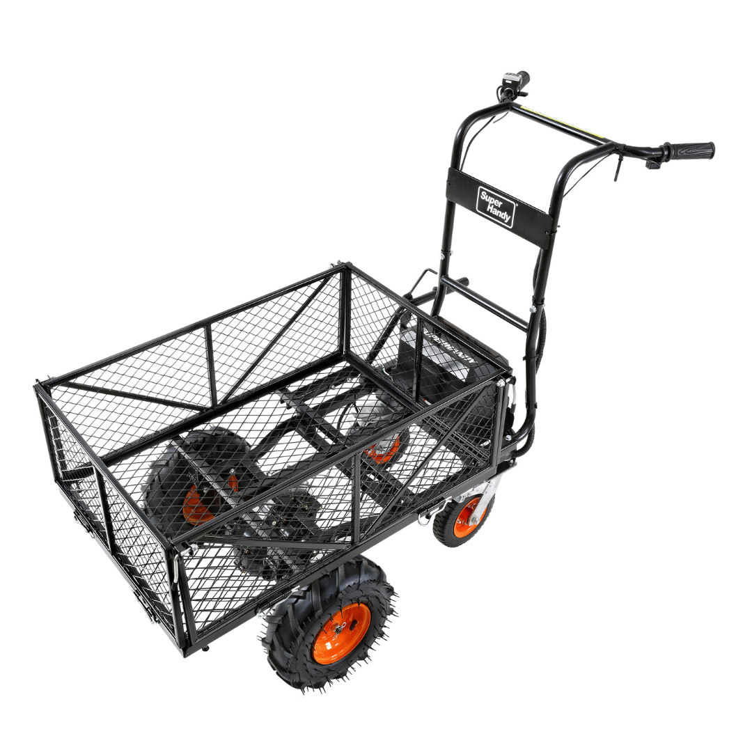 SuperHandy Electric Utility Wagon Pro with Cargo Lift - Senior.com Wagons