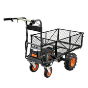 SuperHandy Electric Utility Wagon Pro with Cargo Lift - Senior.com Wagons