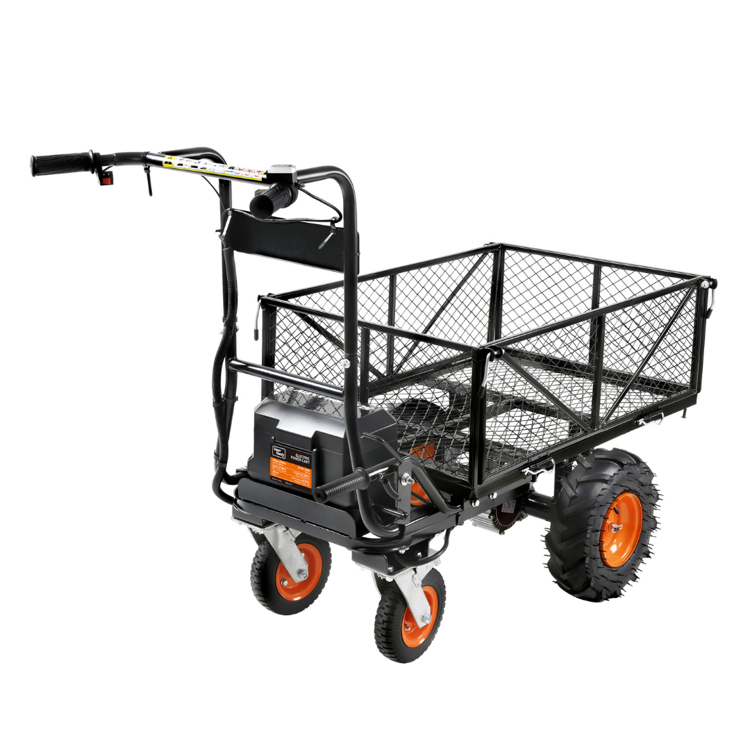 SuperHandy Electric Utility Wagon Pro with Cargo Lift - Senior.com Wagons