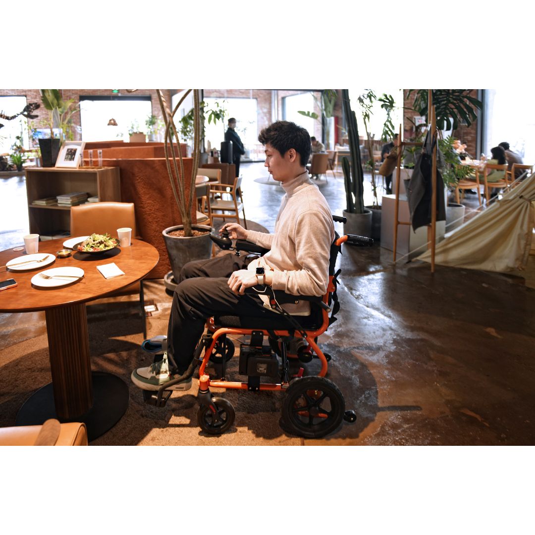 SuperHandy GoRide 2 Portable Electric Wheelchair - Airline Approved - Senior.com Power Chairs