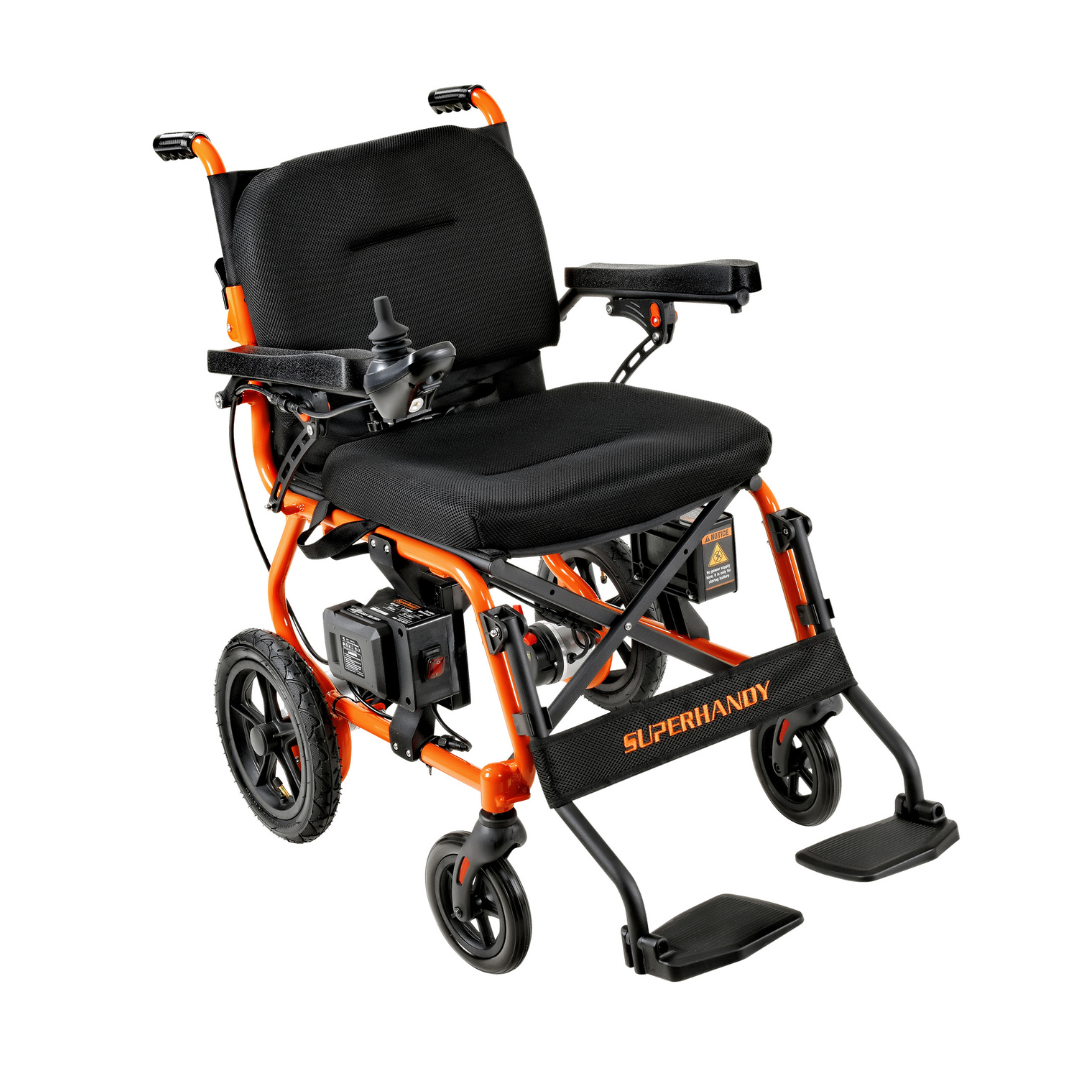 SuperHandy GoRide 2 Portable Electric Wheelchair - Airline Approved - Senior.com Power Chairs