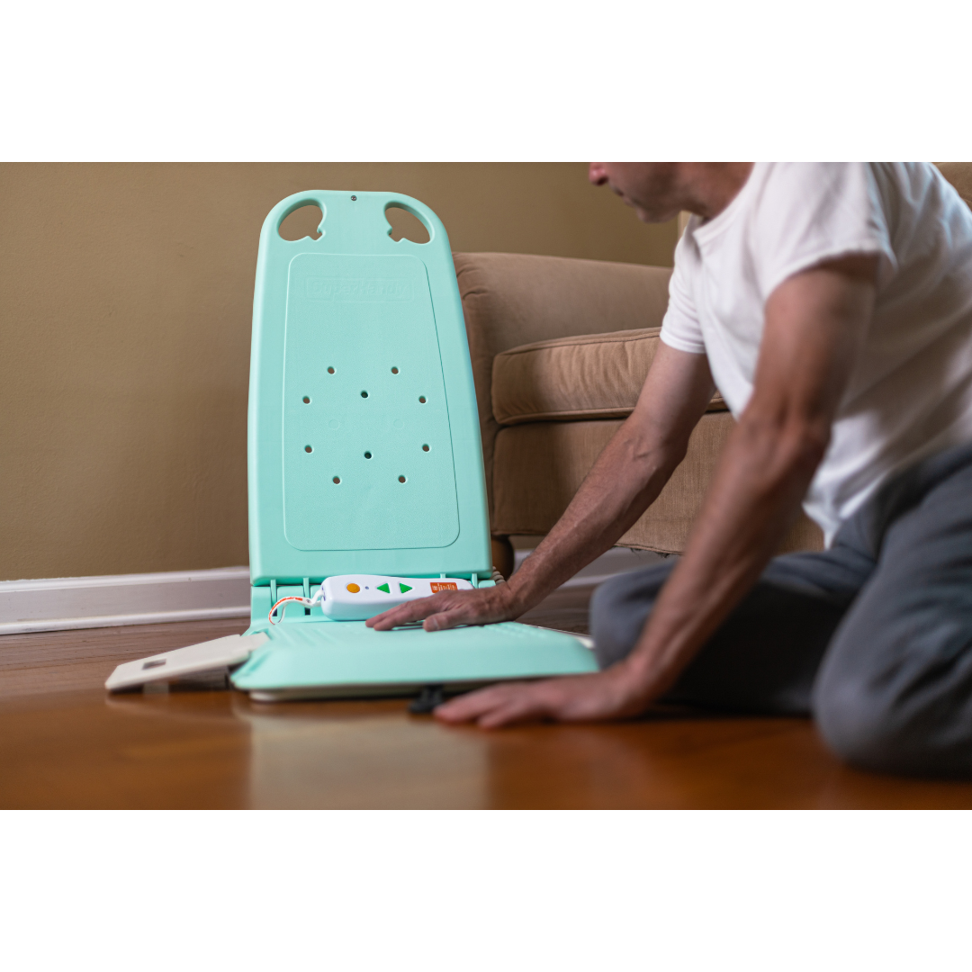 SuperHandy GoRise LT Portable Floor Lift - Extremely Lightweight (19 lbs) - Senior.com 